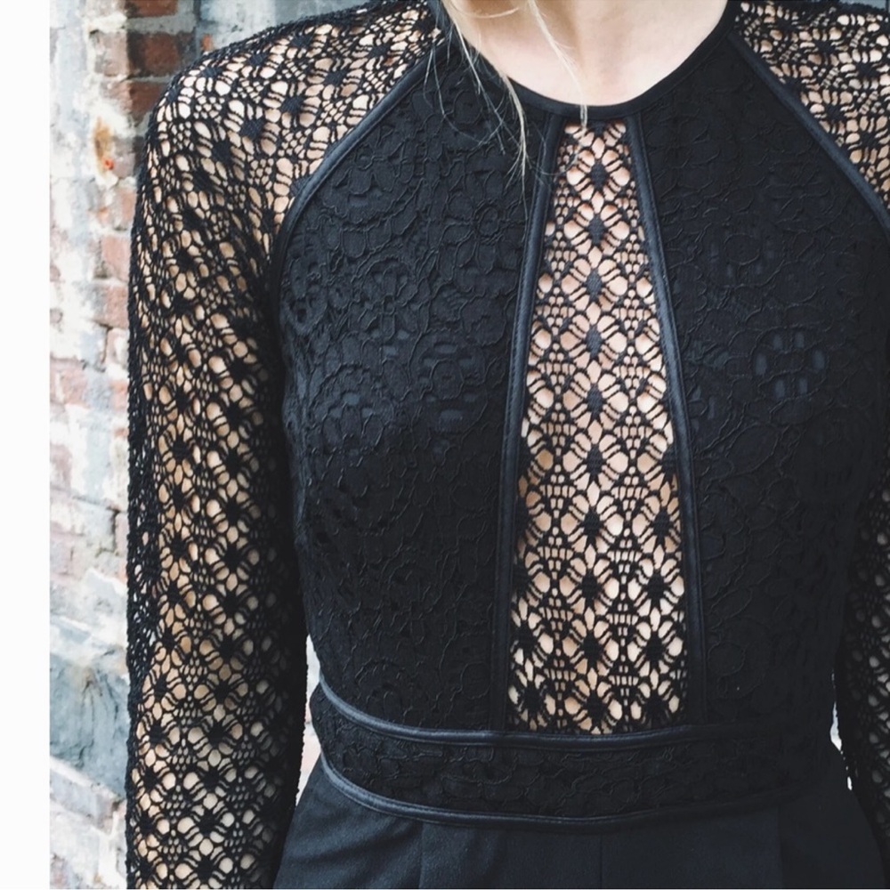 ASOS Black Lace Jumpsuit - Picture 2 of 12